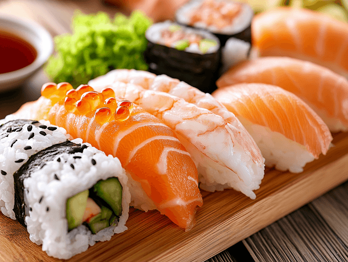 A serene portrait of an elderly woman surrounded by family, symbolizing longevity and wisdom