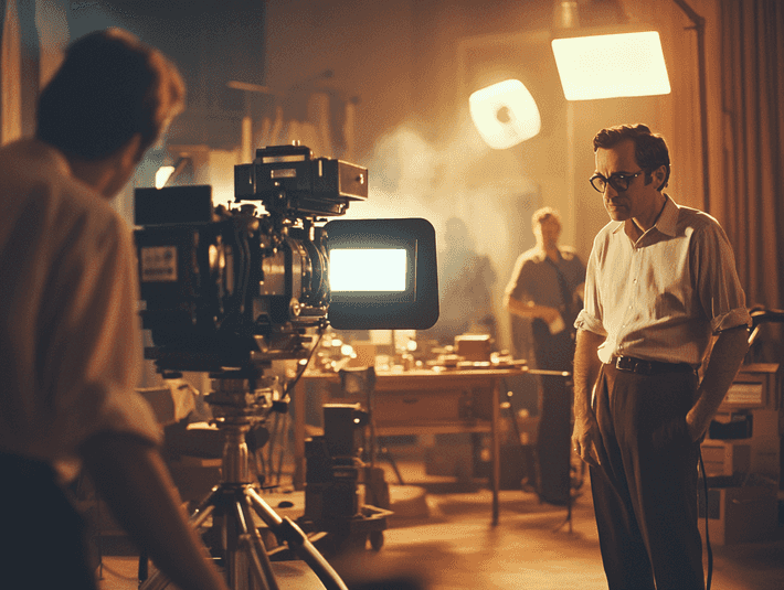 A dramatic still from a movie scene showing two young boys in a reform school, symbolizing resilience