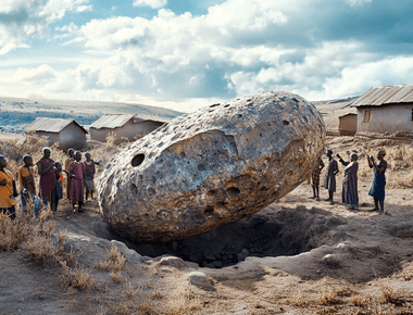 Massive Space Debris Shocks Kenyan Village with Unbelievable Impact