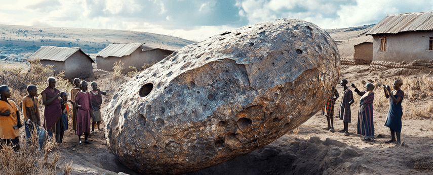 Massive Space Debris Shocks Kenyan Village with Unbelievable Impact