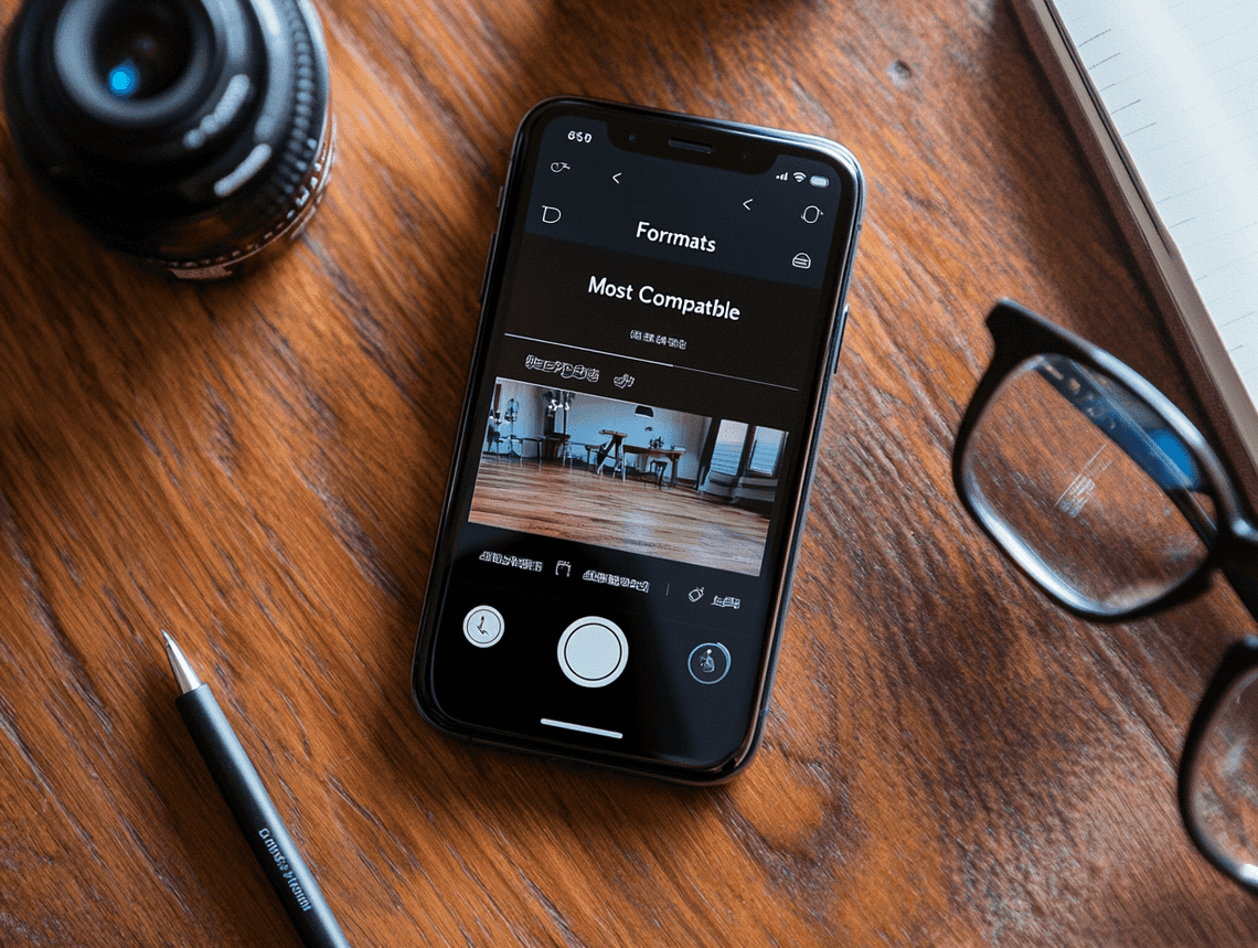 A person using an online tool to convert HEIC files to JPG