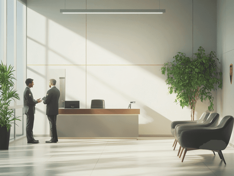 A traveler using a Global Entry kiosk at an airport