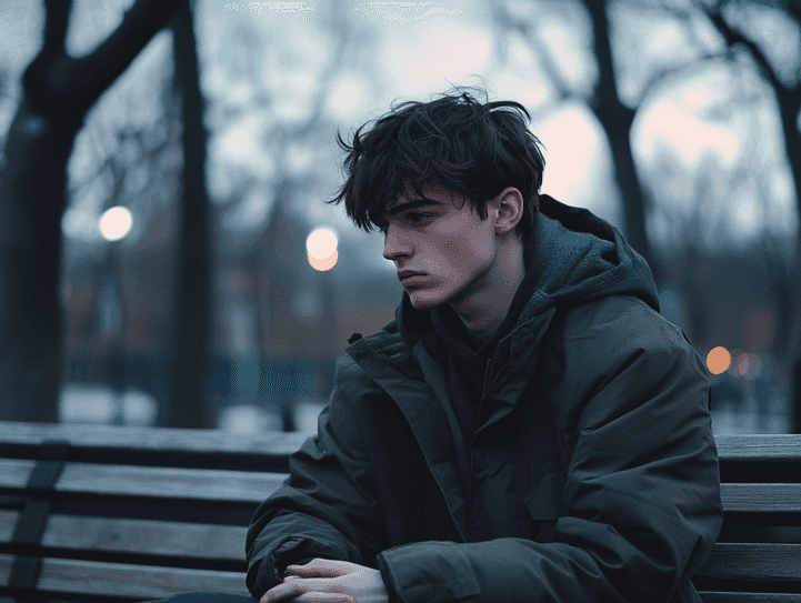 A mysterious character standing in the shadows, hinting at future twists