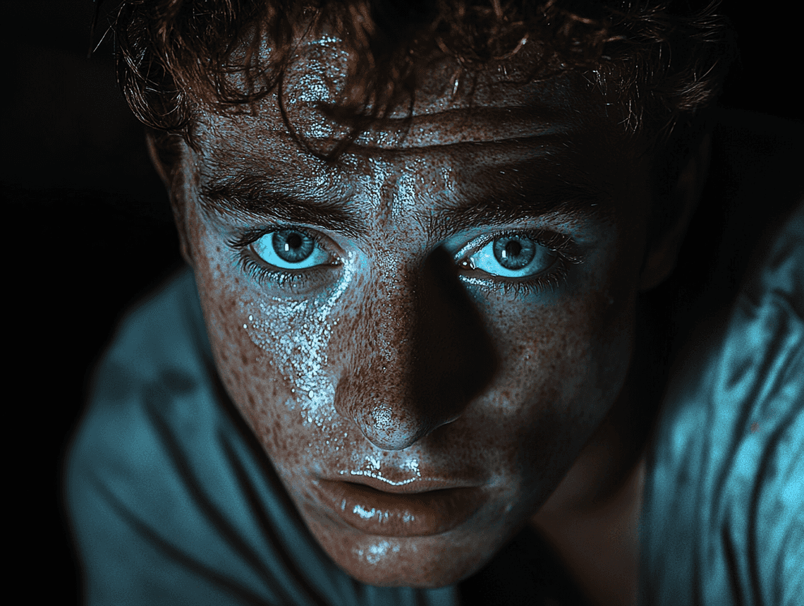 Jeremy Allen White in a dramatic scene, showcasing intense emotion and depth