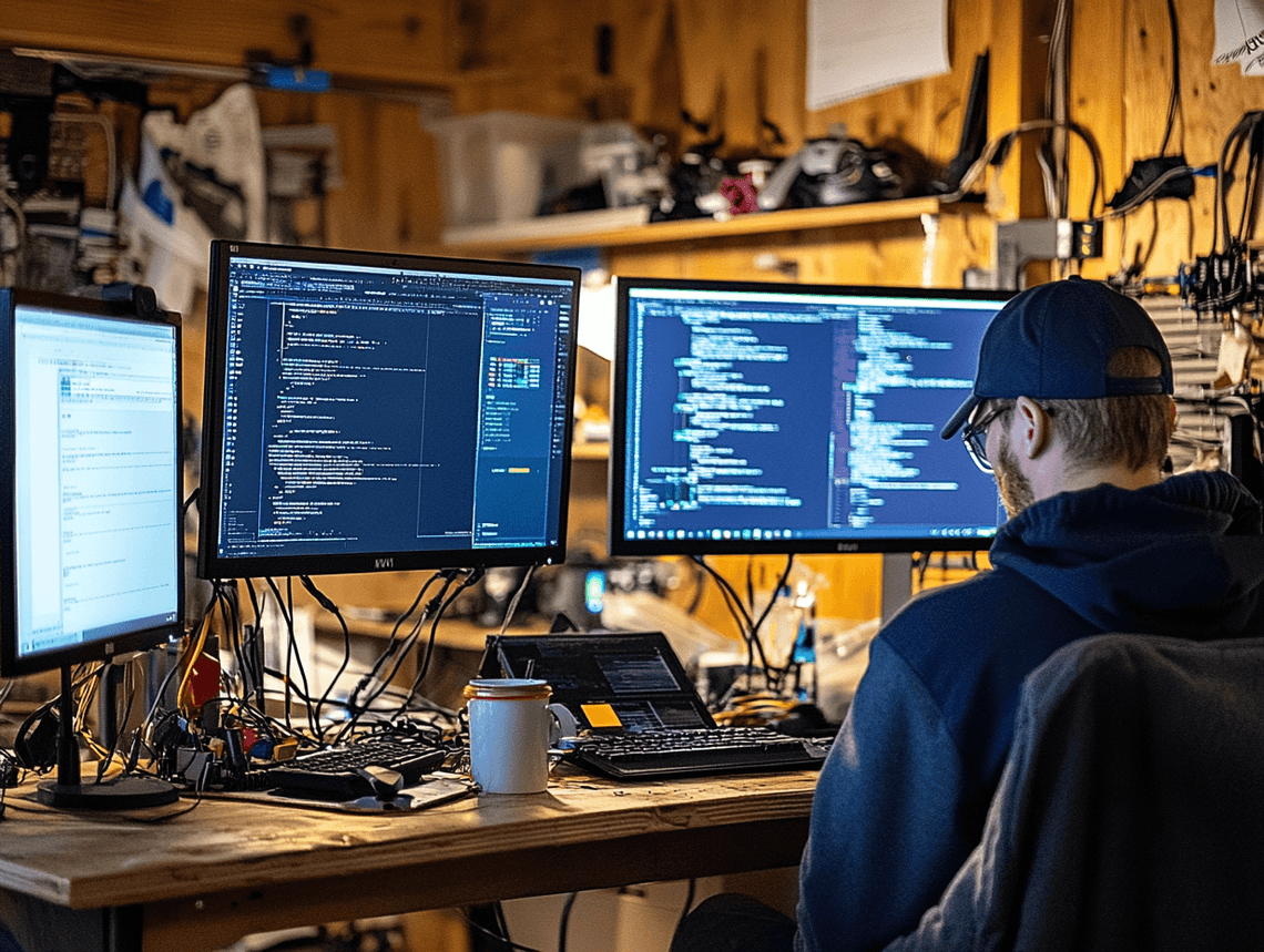 A user-friendly dashboard displaying system diagnostics and hardware performance