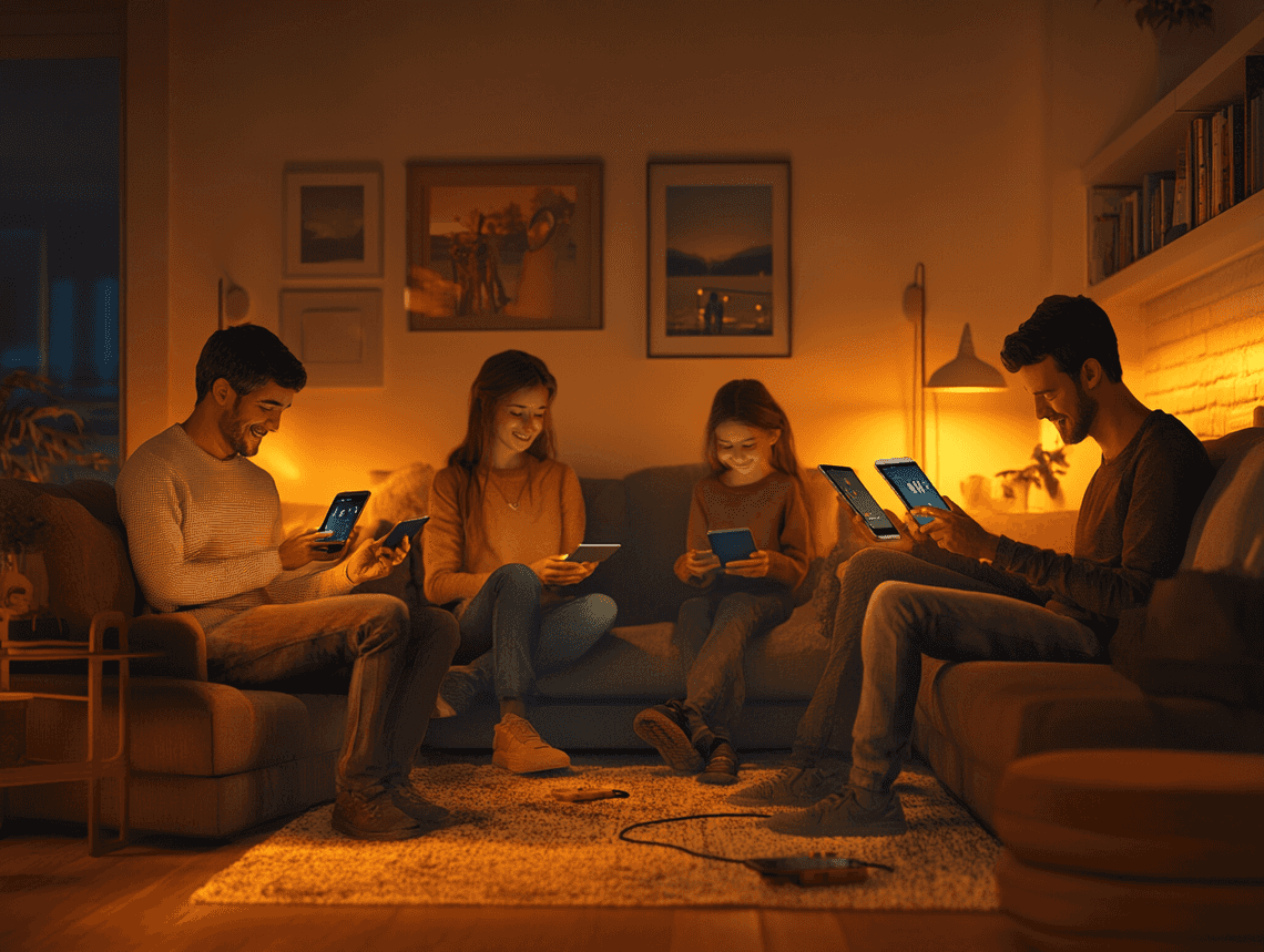 Close-up of a USB-C charger plugged into a laptop