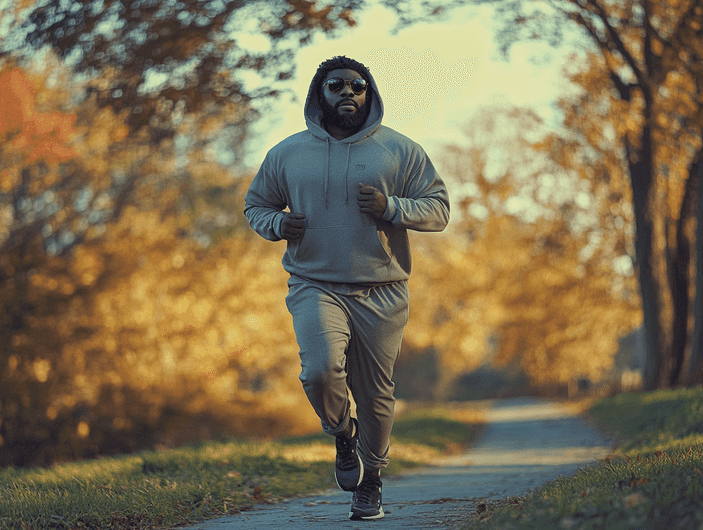 Lil Rel Howery showcasing his fitness progress