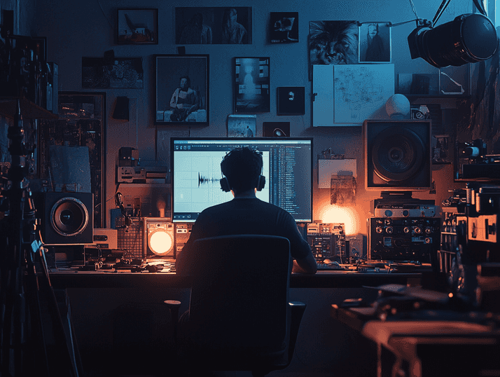 A vibrant film festival scene, representing the impact of Jeff Baena's work on independent cinema