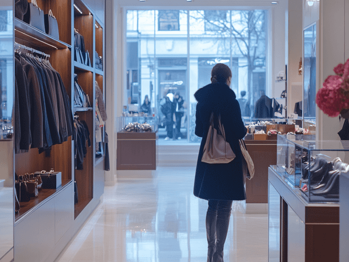 A serene museum gallery with minimalist sculptures and soft natural lighting.