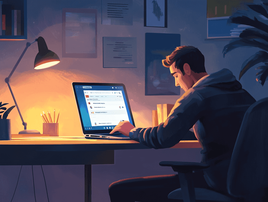 A futuristic depiction of cybersecurity measures in action