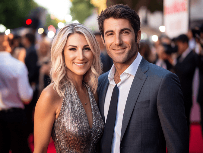 A romantic moment between Nikki Glaser and Chris Convy