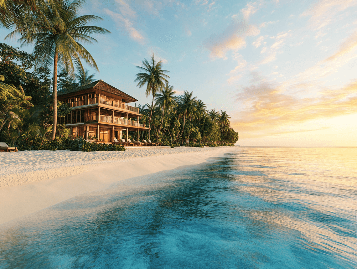 A vibrant aerial view of Santiago with the Andes mountains in the background