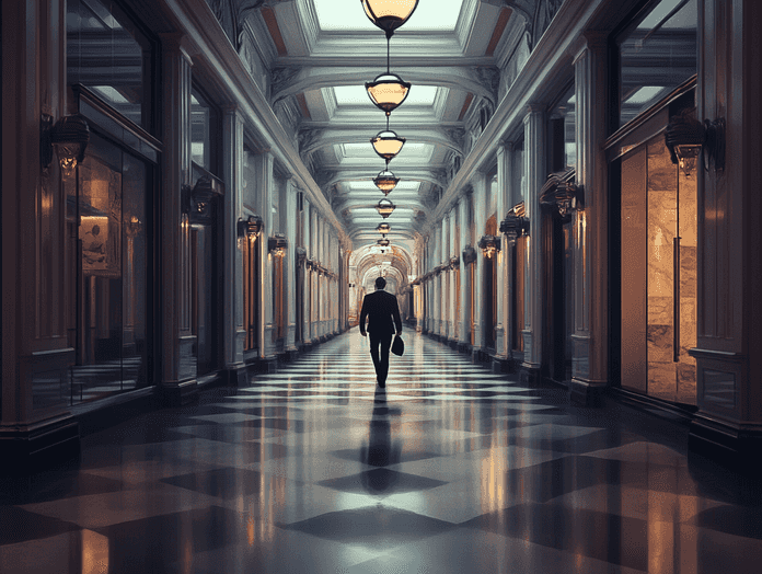 The iconic entrance of Burlington Arcade, adorned with elegant details and historic charm