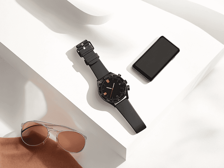 A stylish Samsung Galaxy Watch FE paired with a casual outfit