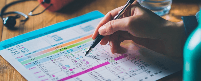 Track Your Fitness Goals with This Fun and Easy Bubble Calendar