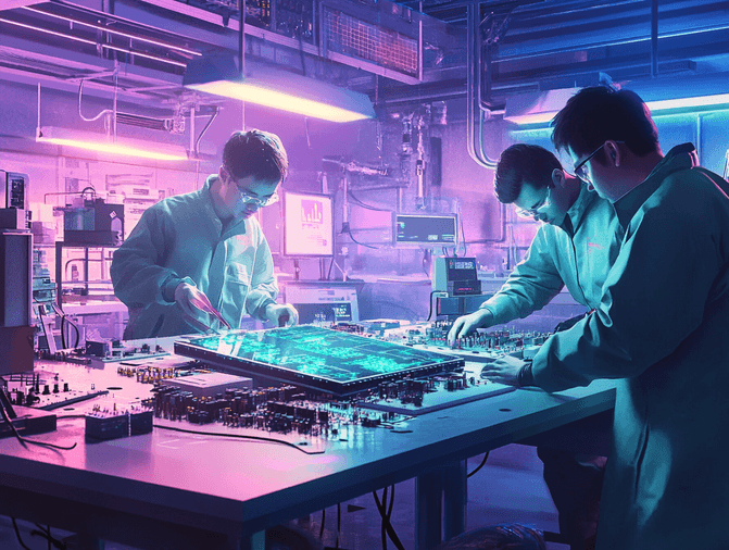 A confident investor analyzing stock charts on a laptop