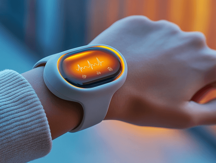 A modern smart home setup with AI-powered devices and energy-efficient solutions