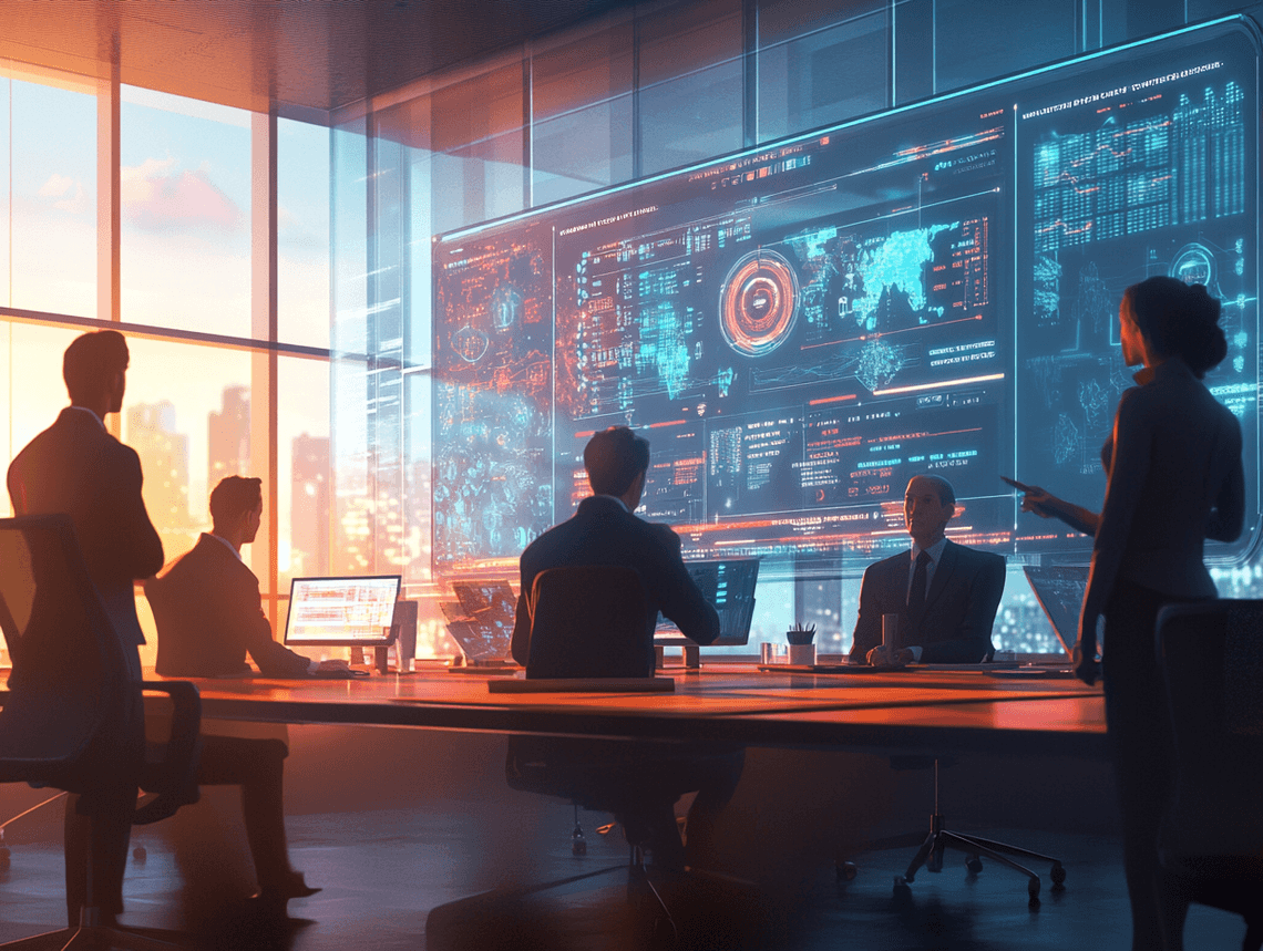 A person interacting with a lifelike AI assistant on a smartphone