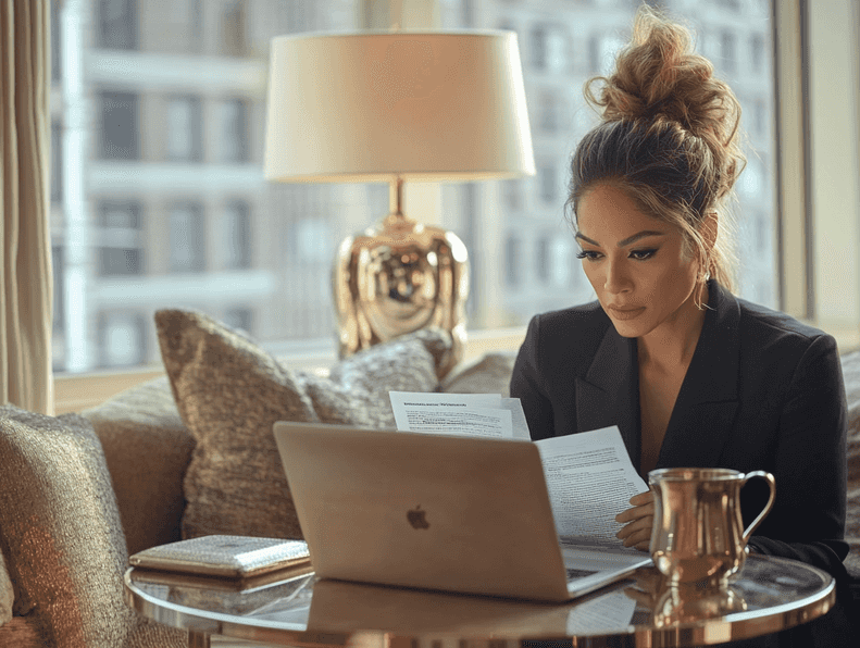 Jennifer Lopez in a glamorous outfit at a red carpet event