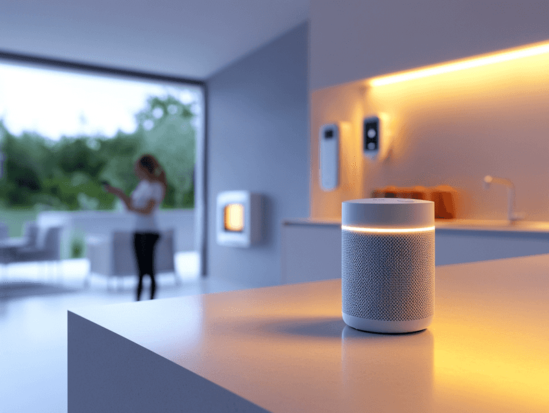 A portable power bank charging a smartphone outdoors