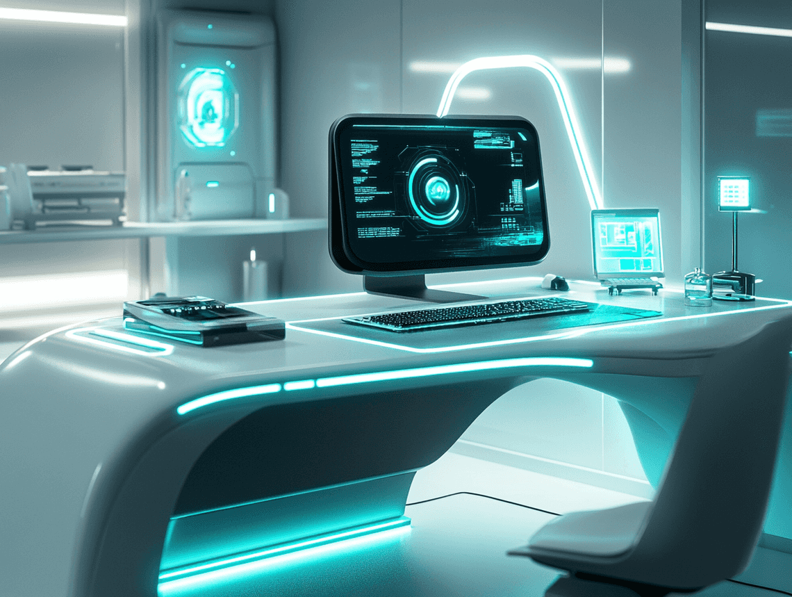 An intuitive software interface showing process management and optimization settings