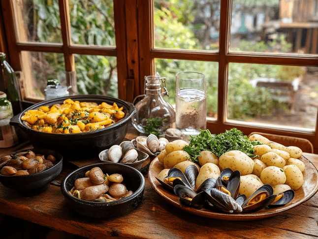 A fisherman holding a fresh king crab on a wooden dock