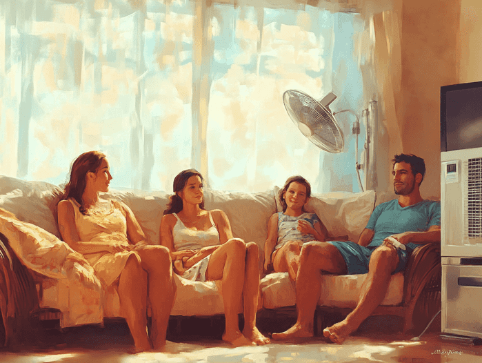 Firefighters battling a bushfire in a dry forest