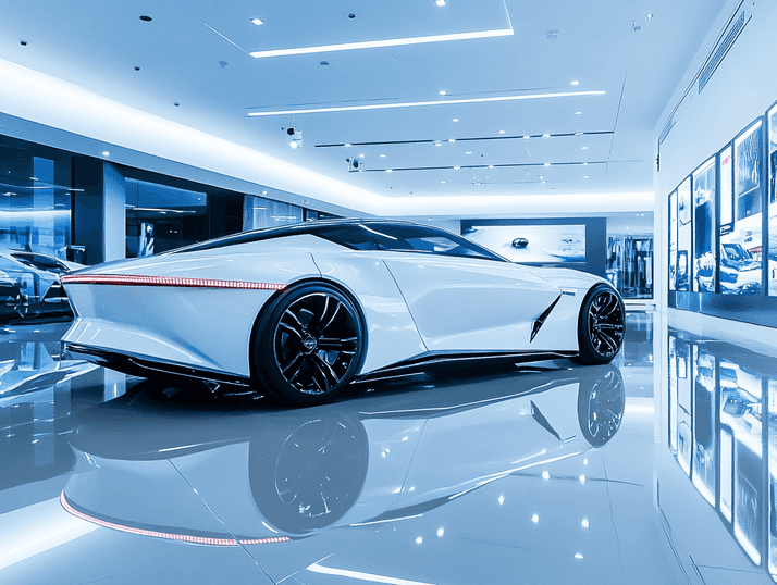 A sleek Nissan and Honda car side by side, symbolizing the merger