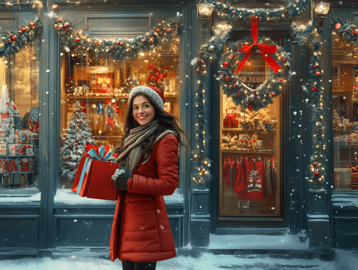 Amy Langston promoting local businesses