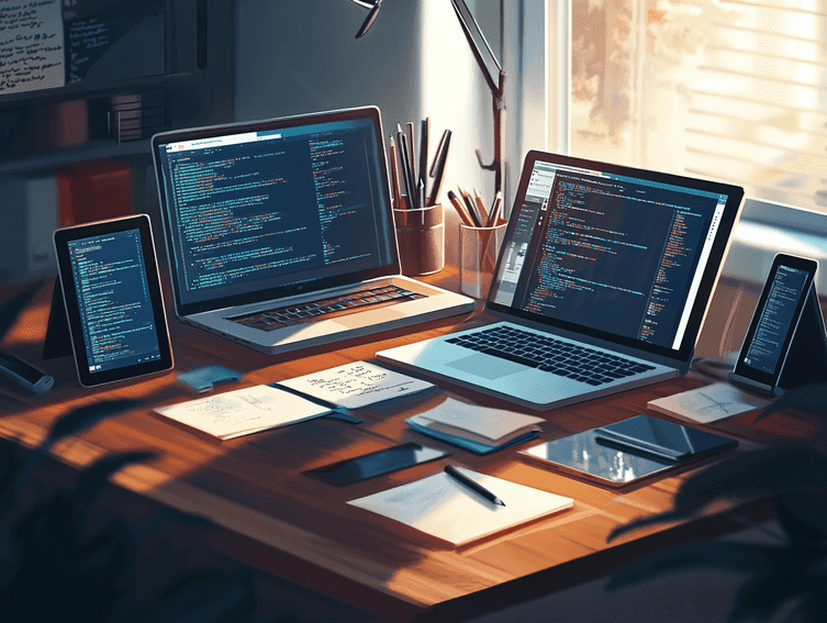 A person using a laptop with a VPN and browser extension enabled