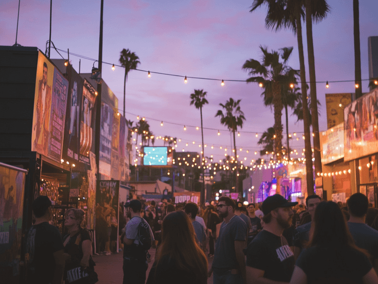 A film set with a director's chair and camera, symbolizing Jeff Baena's creative legacy