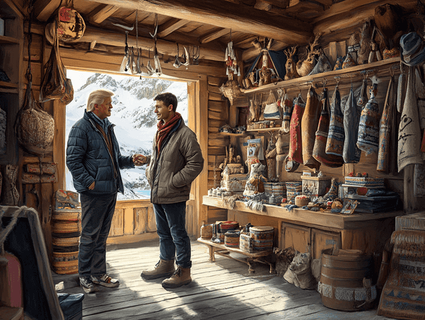 Donald Trump Jr in Greenland