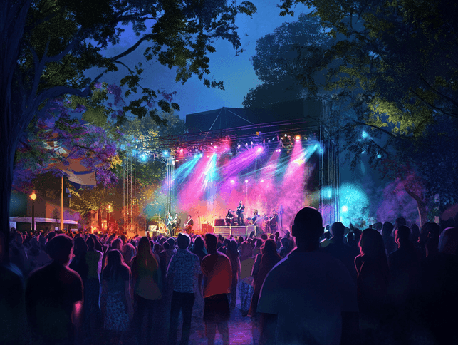 A social media influencer promoting a new music release