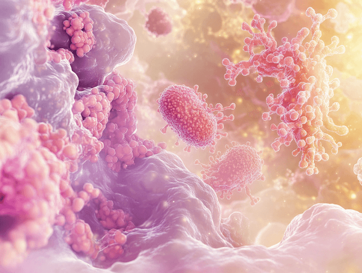 A person holding a glass of kefir, a natural source of probiotics