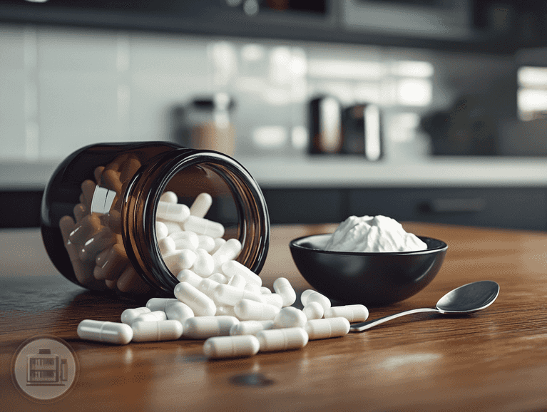 Illustration of gut bacteria interacting with immune cells