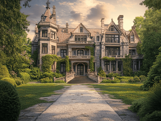 A luxurious Vanderbilt estate showcasing family legacy