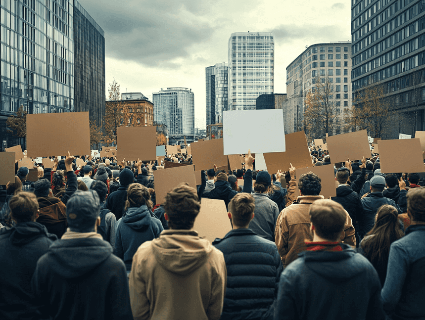 A social media feed on a smartphone, symbolizing the reach and influence of digital platforms