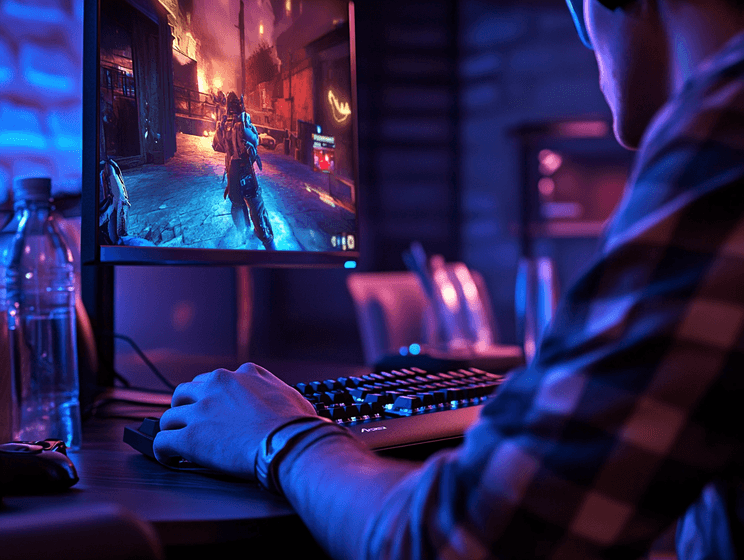 Close-up of NVIDIA RTX 5090 GPU in a gaming laptop