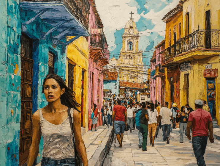 A dramatic depiction of a man in hiding, symbolizing Edmundo Gonzalez