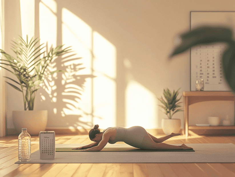 A completed bubble calendar with colorful bubbles and motivational quotes.