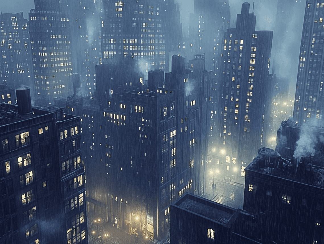 Cristin Milioti in a dark, elegant setting, embodying the essence of Sofia Falcone.