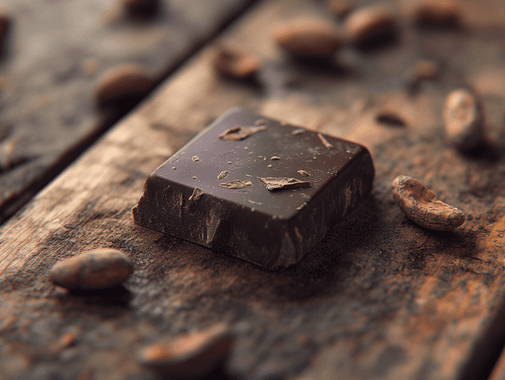 A bowl of vibrant turmeric powder with fresh turmeric roots on a wooden table