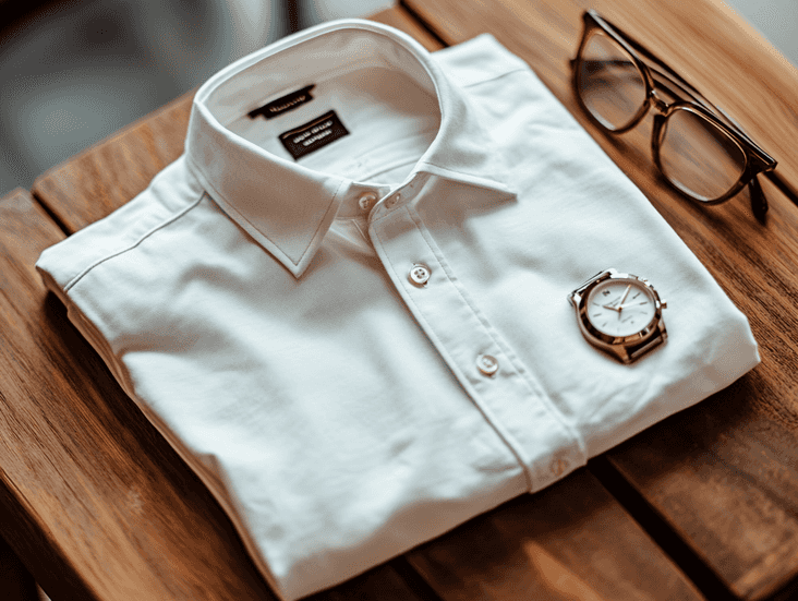 A close-up of Coofandy’s premium fabric and stitching details, showcasing quality craftsmanship