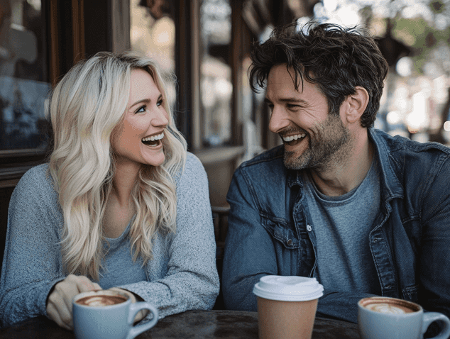 Nikki Glaser and Chris Convy smiling together at an event