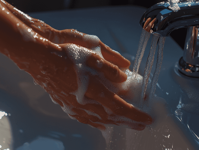 A crowded social gathering, illustrating how viruses can spread in close-contact settings