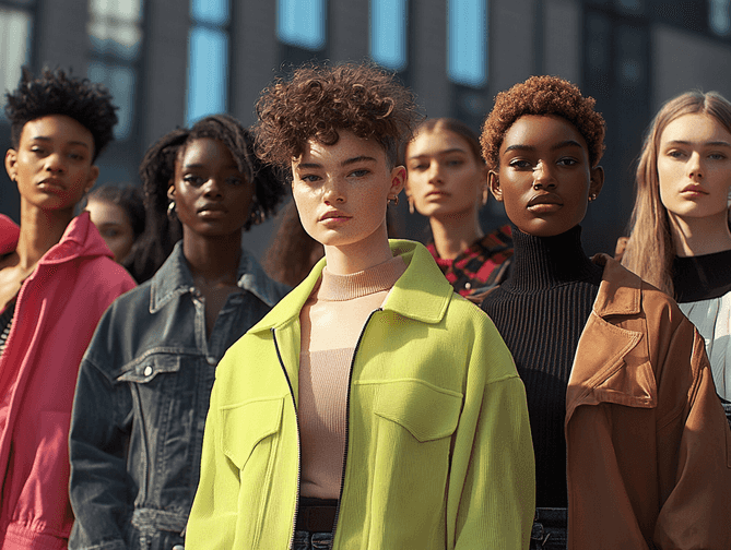 A sustainable fashion collection featuring eco-friendly designs