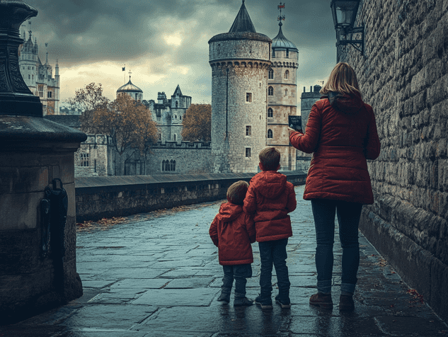 A traveler using a laptop to complete an online visa application