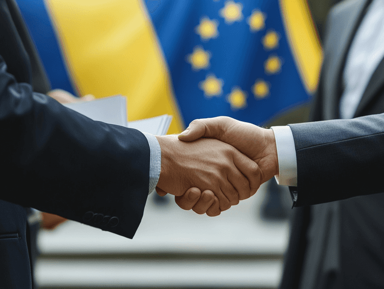 A visually striking thumbnail representing the economic battle between Ukraine and Russia