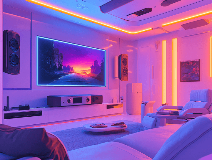 A person downloading audio files on a laptop with headphones and a smartphone nearby