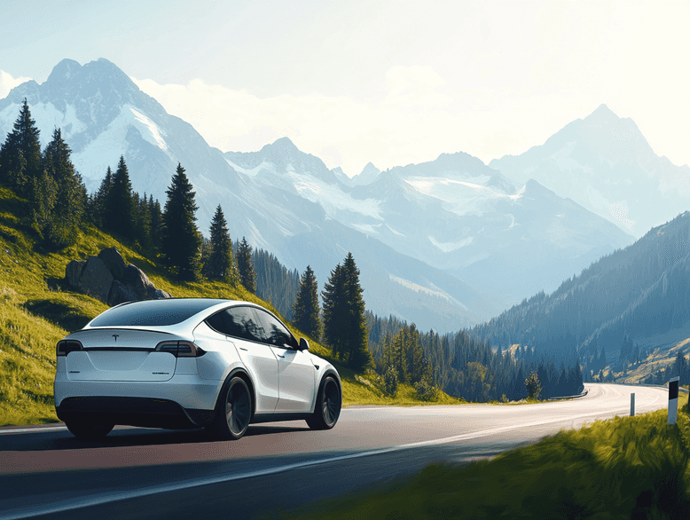 A futuristic lab with scientists working on advanced battery technology